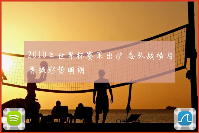 2010年世界杯赛果出炉 各队战绩与晋级形势明朗