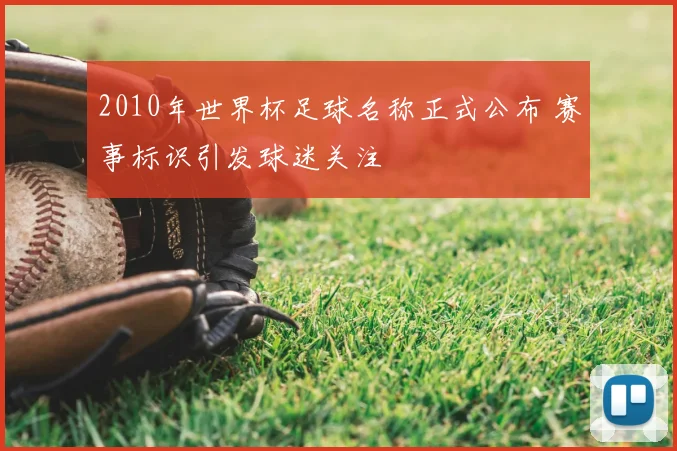 2010年世界杯足球名称正式公布 赛事标识引发球迷关注